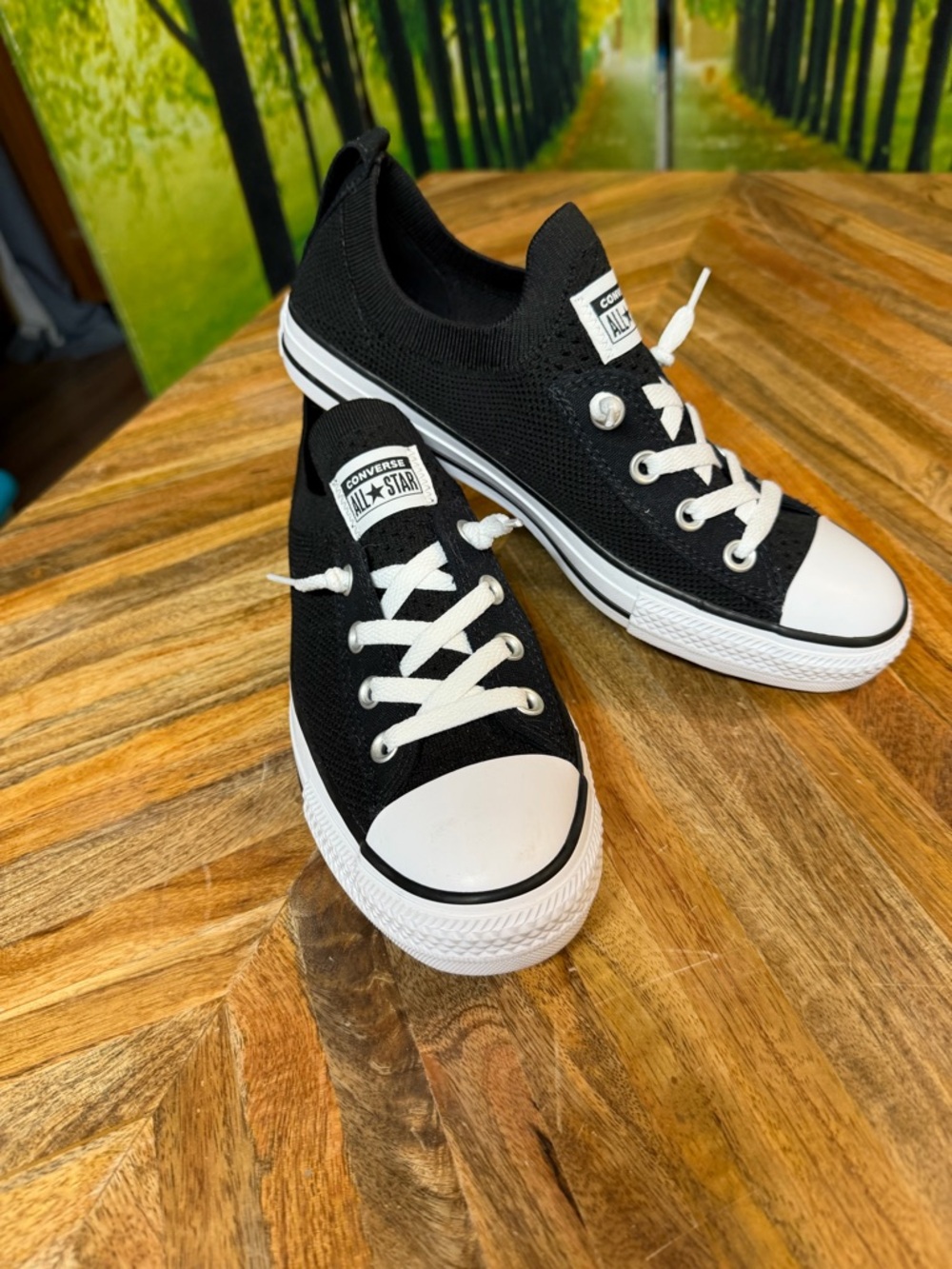 Converse Chuck Taylor All Star Shoreline Knit Slip-On Sneaker -Sz 8.5 Worn Once - Picture 2 of 5
